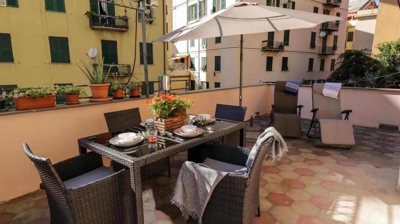 Sole, Terrazza, Centro Citta E Wi-Fi Veloce! Apartment Genoa 0*,  Italy